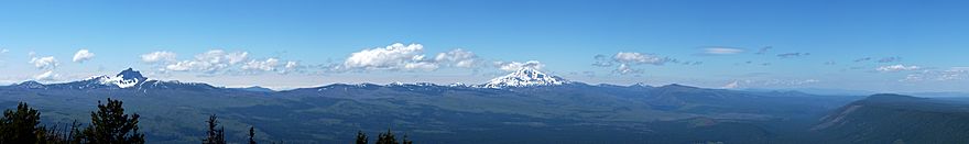 View to the northwest from the peak of Black Butte