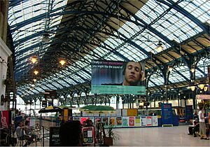 Brighton railway station - Sussex - England - 140804