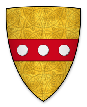 Coat of arms of William de Huntingfield, Sheriff of Norfolk and Suffolk