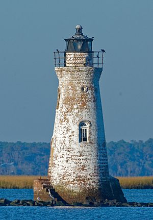 Cockspur Island Light, Chatham County, GA, US.jpg