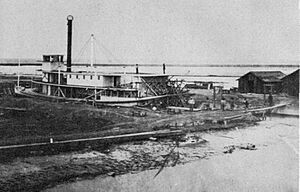 Colorado No. 2 in tidal drydock at Port Isabel