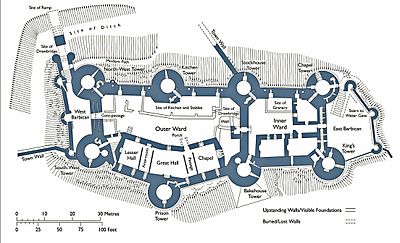 Conwy Castle plan