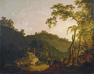 Cottage in Needwood Forest by Joseph Wright.jpg