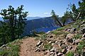 Crater Lake Garfield Peak Trail View East