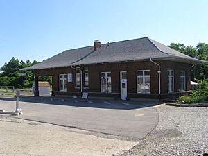 Crawfordsville Train Station Indiana P6280063