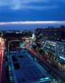 Dusk view of Freedom Plaza on Pennsylvania Avenue, Washington, D.C LCCN2011633516
