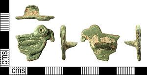 Early-Medieval (Anglo-Saxon) Bird or Duck Brooch (FindID 788030)