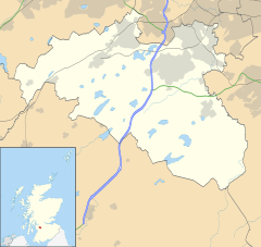 Busby is located in East Renfrewshire