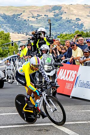Egan Bernal crono California