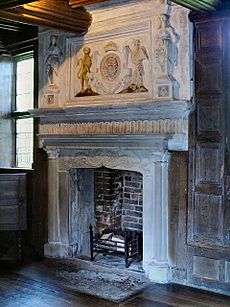 Elizabethan Fireplace, Little Moreton Hall
