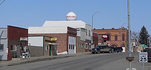 Downtown Emerson: west side of Main Street (2010)
