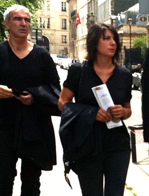 Estelle Denis et Raymond Domenech en 2012-2