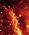 False-Color Image of Double Helix Nebula