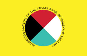 Flag of the Viejas Band of Kumeyaay Indians.svg