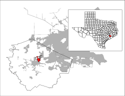 Location of Richmond, Texas