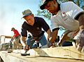 George Bush with Habitat for Humanity
