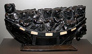 Haida argillite carving BC 1850 nmai13-1875