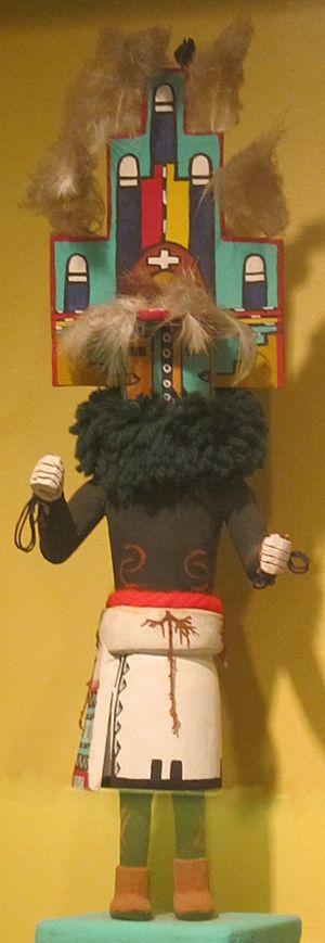 Hemis (home dance) kachina, Arizona, Hopi people, Honolulu Museum of Art