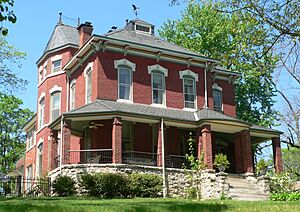 Howe house (Atchison KS) from ESE 1