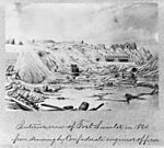 Interior view of Fort Sumter, S.C. in 1864 (showing debris) LCCN2003669879
