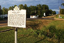 Historical marker along SR 100