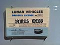 James Webb lunar drivers license