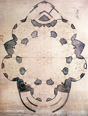 Jan Santini Aichel - Zelená Hora Drawing 02