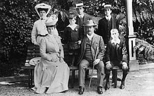 Joseph George Ward and family