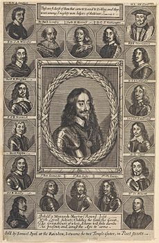 King Charles I and his adherents