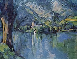 Lac d'Annecy, par Paul Cézanne