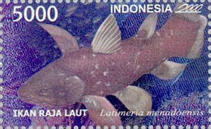 Latimeria menadoensis 2000 Indonesia stamp