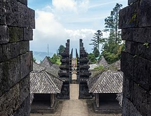Looking down from the top of Cetho Temple, 2016-10-13