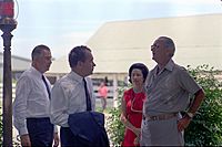Lyndon Johnson and Nixon, withAgnew