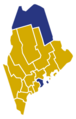 Maine Republican Presidential Caucuses Election Results by County, 2016