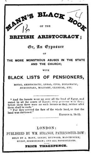 Mann’s Black Book of the British Aristocracy