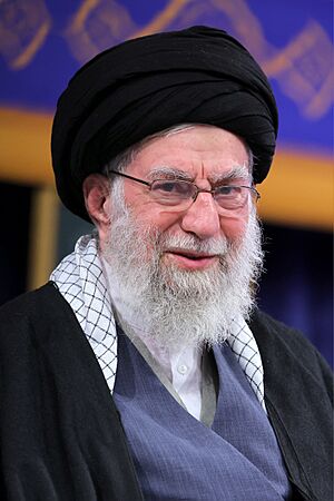 A photograph of Khamenei, 86, during a meeting with families of martyrs in January 2026, a month before his assassination.
