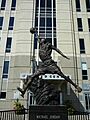 Michael Jordan statue