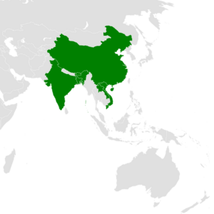 Microhierax melanoleucos distribution map.svg