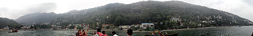 Nainital Panorama from Naini Lake