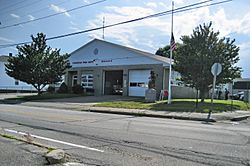 Fire station in North Tiverton