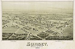 Map of Sunset in 1890