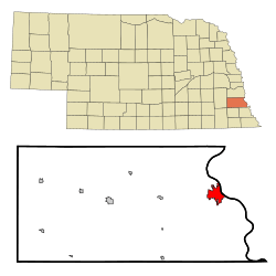 Location of Nebraska City, Nebraska