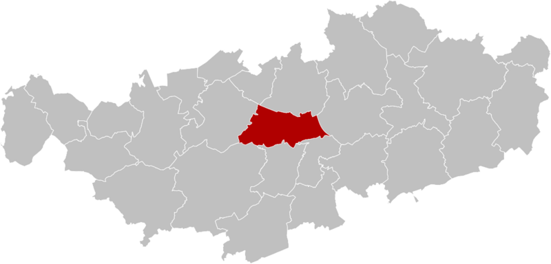 Ottignies-Louvain-la-Neuve Brabant-Wallon Belgium Map