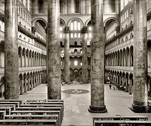 Pension Office interior, ca. 1918 (edited)
