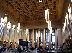 Philly 30th St. Station interior