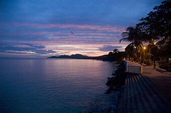 Playa Esperanza at night, Vieques, Puerto Rico