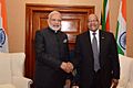 Prime Minister Narendra Modi and South Africa President Jacob Zuma in South Africa