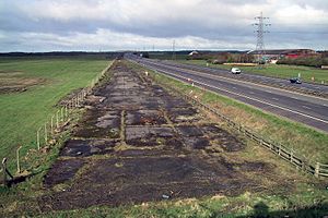 RAF Burtonwood Old Runway before M62 J8