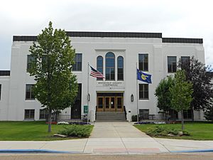 Roosevelt County Courthouse in Wolf Point