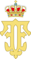 Royal Monogram of Queen Fabiola of Belgium
